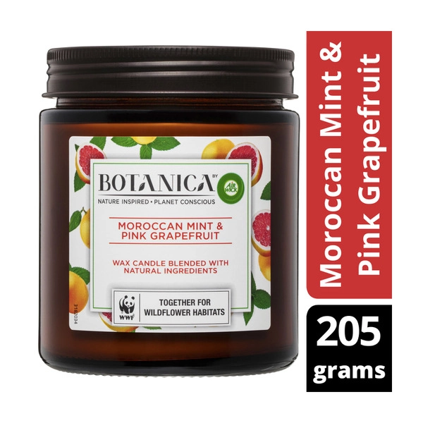 Botanica Moroccan Mint & Pink Grapefruit Candle 1 each