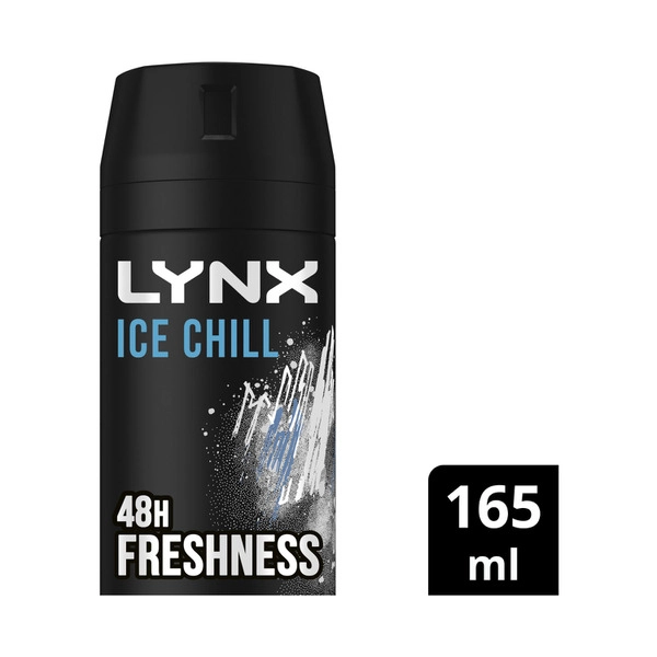 Lynx Aerosol Ice Chill Deodorant 165mL