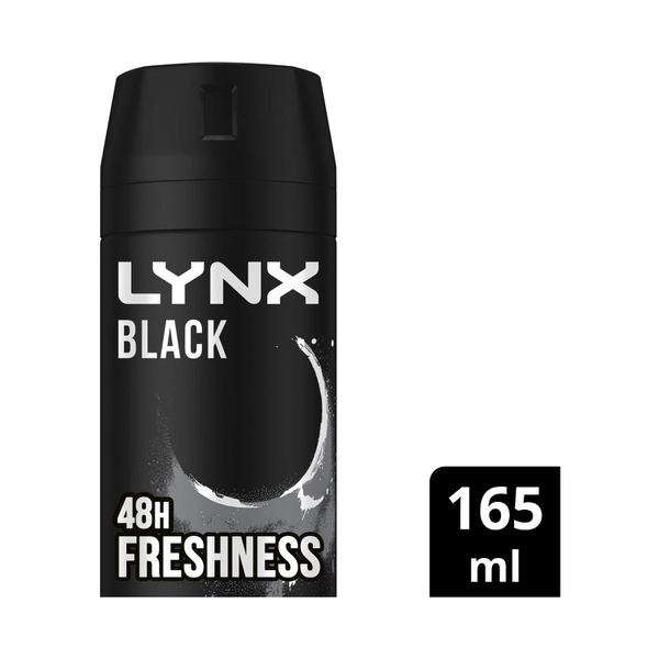 Lynx Aerosol Black Deodorant 165mL