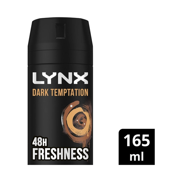 Lynx Aerosol Dark Temptation Deodorant 165mL