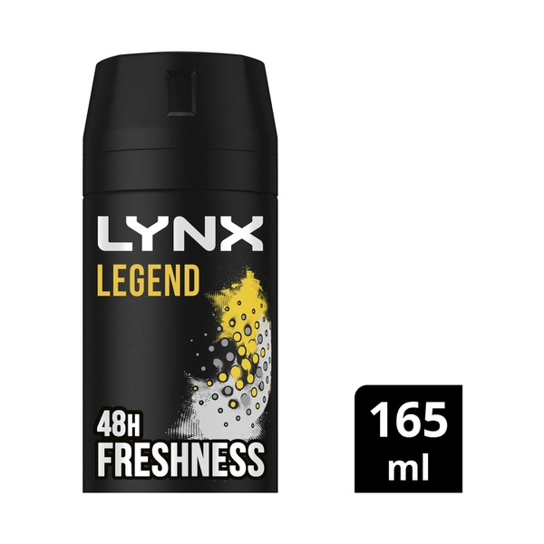 Lynx Aerosol Legend Deodorant 165mL