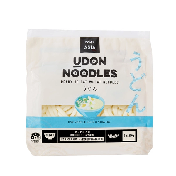 Coles Asia Udon Noodles 400g