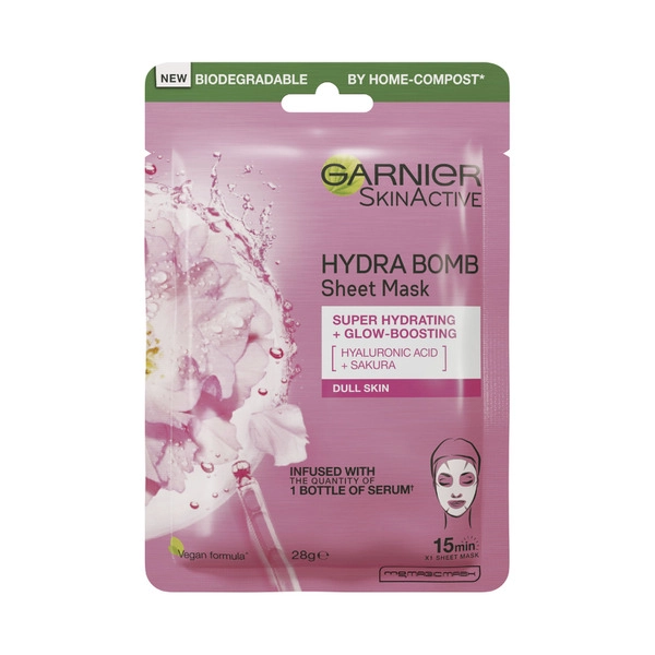 Garnier Hydrabomb Tissue Mask Sakura 28g