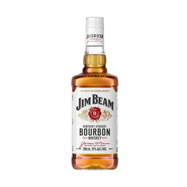 Jim Beam White Label Bourbon 700mL 1 Each