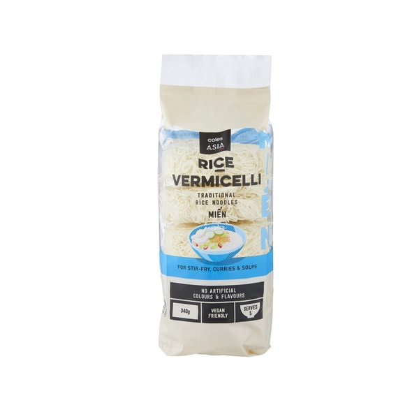 Coles Asia Vermicelli Rice Noodles 340g