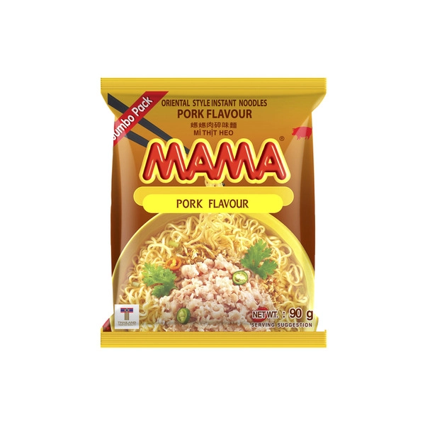 Mama Pork Noodles Jumbo Pack 90g