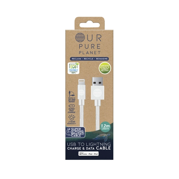 Our Pure Planet Lightening 1M Cable 1 each