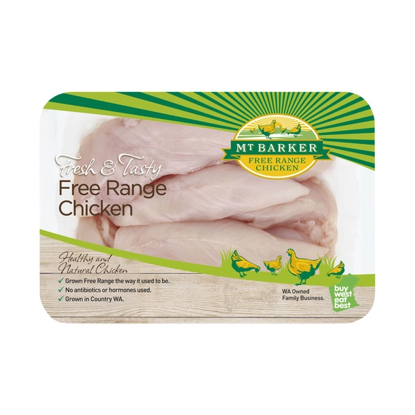 Mount Barker Free Range Chicken Tenderloins 500g