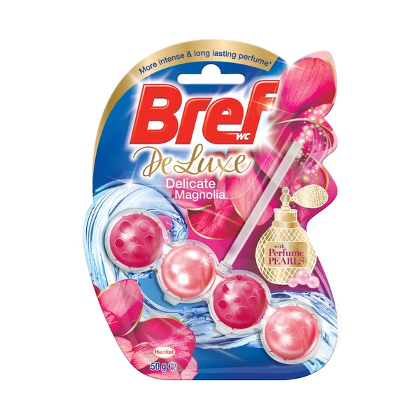 Bref Deluxe Rim block Toilet Cleaner Delicate Magnolia 50g