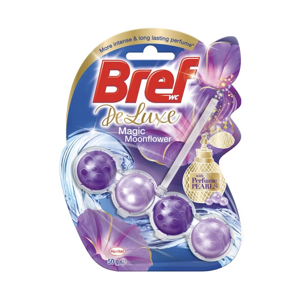 Bref Deluxe Rim block Toilet Cleaner Magic Moonflower 50g