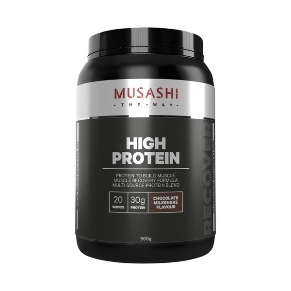 Musashi P30 High Protein Powder Chocolate Milkshake 900g