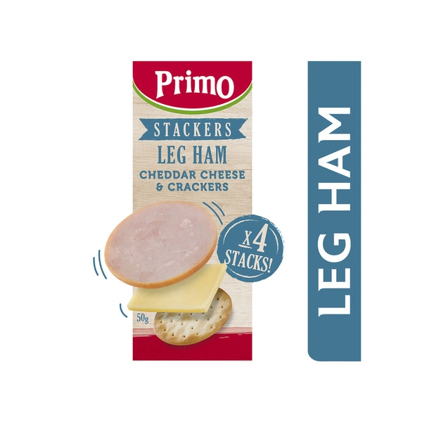 Primo Stacker Leg Ham Cheese & Crackers 50g