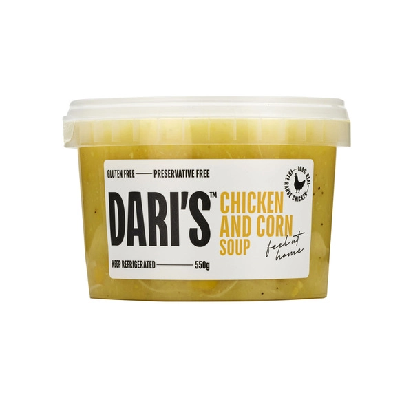 Dari's Chicken And Corn Soup 550g