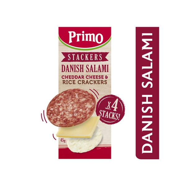 Primo Stacker Danish Salami Cheese & Crackers 45g