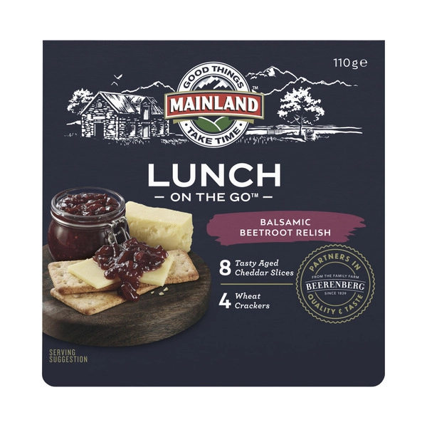 Mainland On The Go Cheese & Balsamic Beetroot Lunch Pack 110g