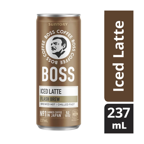 Boss Iced BOSS ICED LATTE COFFEE 237ML 