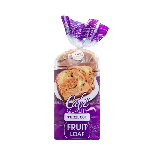 Cripps Cafe Extra Thick Fruit Loaf 700g