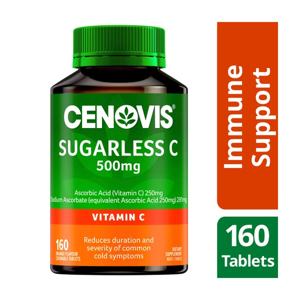 Cenovis Sugarless Vitamin C 500mg Tablets For Immunity 160 pack