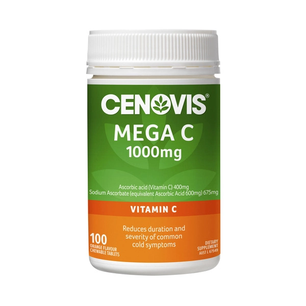 Cenovis Mega Vitamin C 1000mg Tablets For Immunity 100 pack