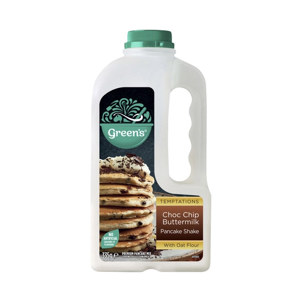 Green's Deluxe Choc Chip Buttermilk Pancake Shake 335g