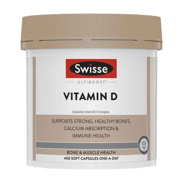 Swisse Ultiboost Vitamin D For Bone Health Support 400 pack