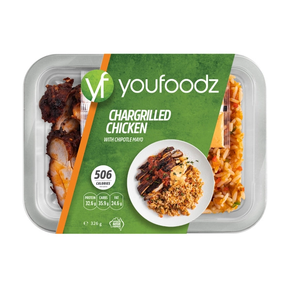 Youfoodz Chargrill Chicken Chipotle Mayo 326g