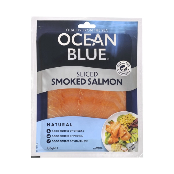 Ocean Blue Sliced Smoked Salmon 180g