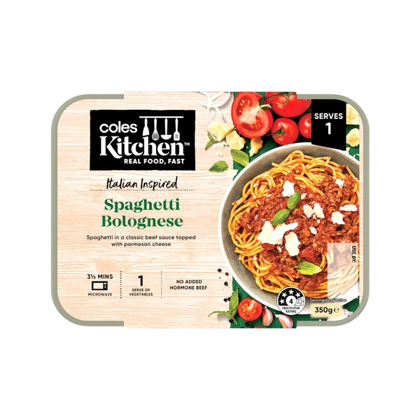 Coles Kitchen Spaghetti Bolognese 350g