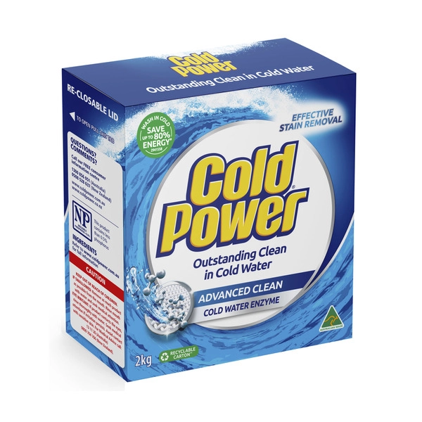 Cold Power Laundry Powder Advanced Clean 2kg