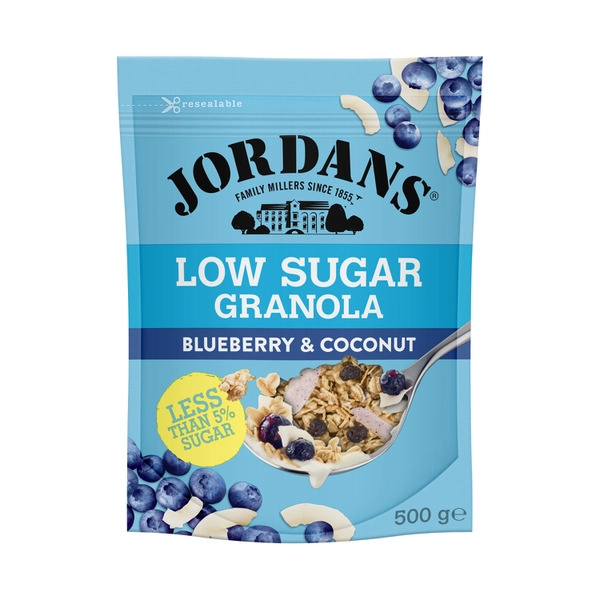 Jordans Dorset Ryvita Jordans Low Sugar Granola Blueberry & Coconut 500g