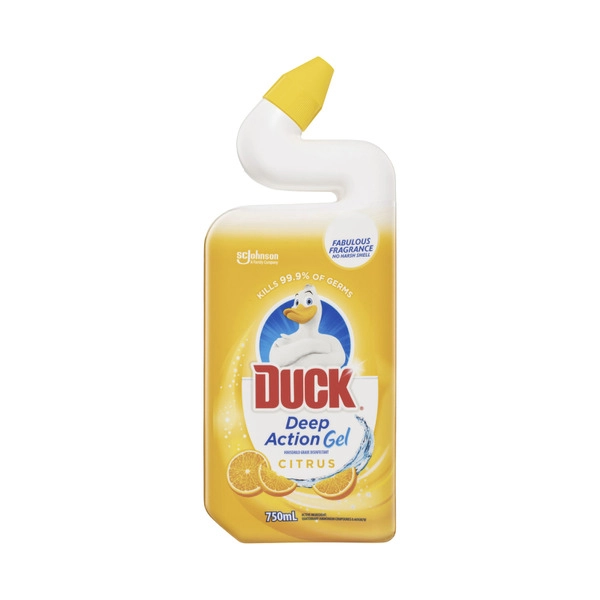 Duck Deep Action Gel Toilet Cleaner Citrus 750mL