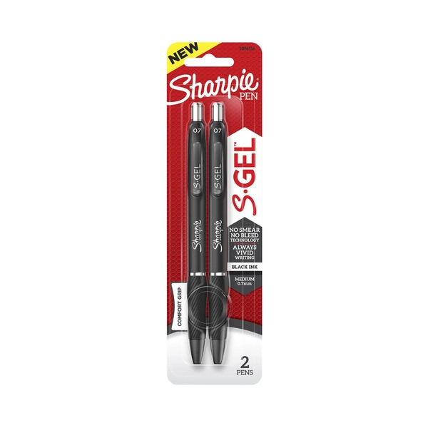 Sharpie S-Gel Pens Black 2 pack