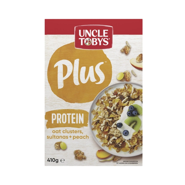 Uncle Tobys Plus Protein Breakfast Cereal 410g