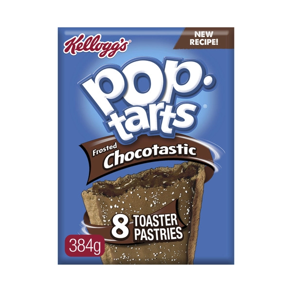 Kellogg's Pop Tarts Chocotastic 8 Toaster Pastries 384g