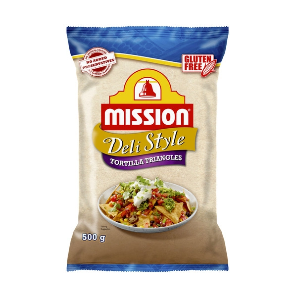 Mission Deli Style Tortilla Triangles 500g