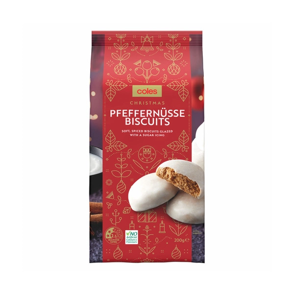 Coles Christmas Pfeffernusse 200g