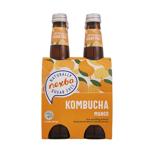 Nexba Mango Kombucha 4X330mL 4 pack