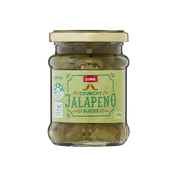 Coles Jalapeno Slices 205g