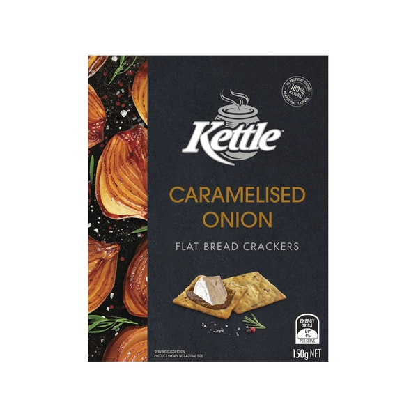 Kettle Crackers Caramelise Onion Flat Bread 150g