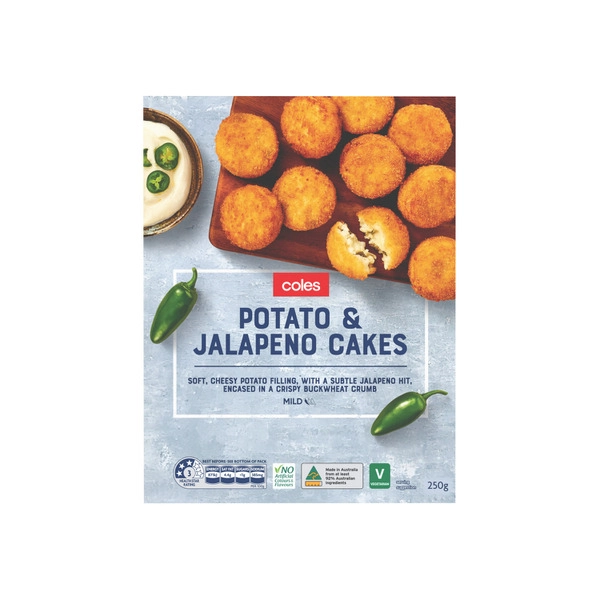 Coles Jalapeno Cakes 250g