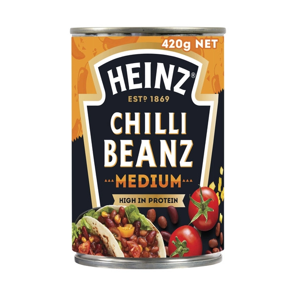 Heinz Mexican Chilli Beans Medium Baked Beans  420g