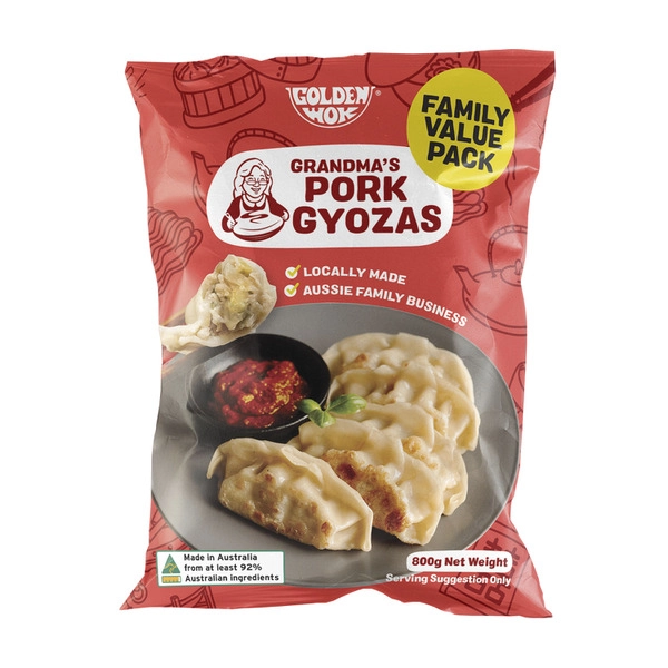 Grandma's Golden Wok Pork Gyoza 800g