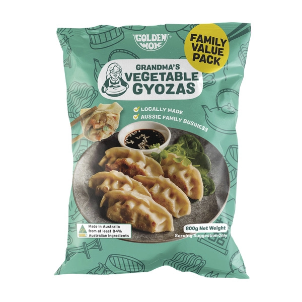 Grandma's Golden Wok Vegetable Gyoza 800g