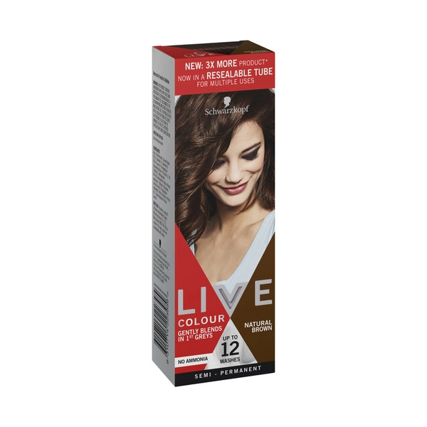 Schwarzkopf Live Colour Natrual Brown 1 pack