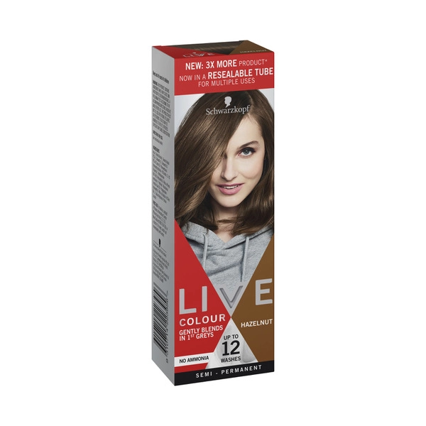 Schwarzkopf Hazelnut  Live Colour 1 pack