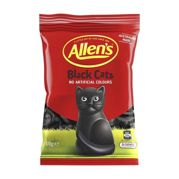 Allen's Lollies Black Cats 170g