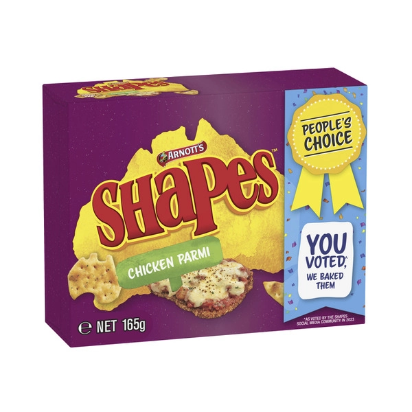 Arnott's Shapes Crackers Chicken Parmagiana 165g