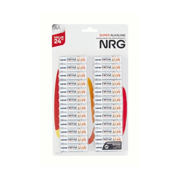 NRG Super Alkaline AA 24 pack