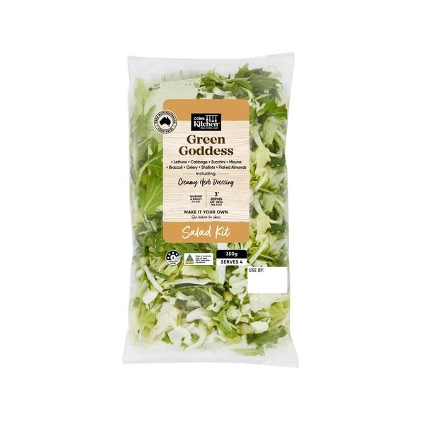 Coles Kitchen Green Goddess Salad Kit 350g