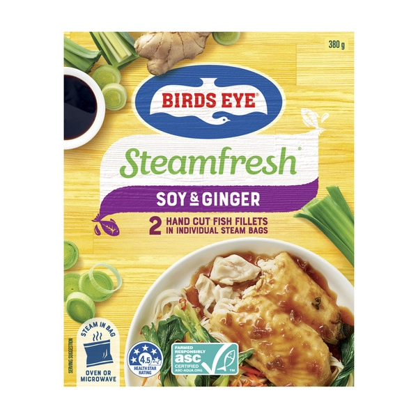 Birds Eye Steamfresh Fish Soy & Ginger 380g